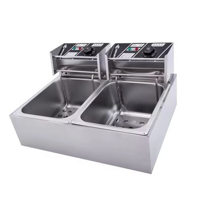 2L 2.5L 3L 5L 6L 전기 딥 프라이어 버튼 제어 모드 405X241X204mm
