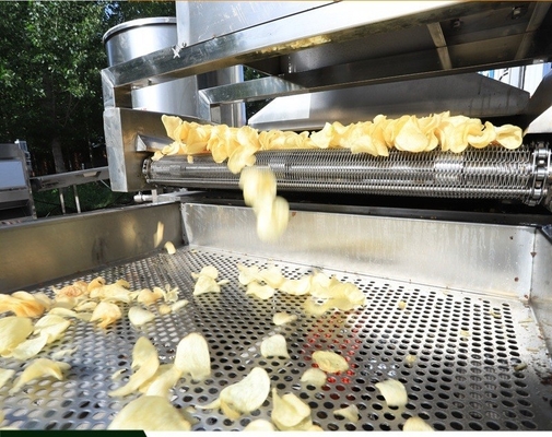 커스터마이징 열처리를 가진 산업용 감자 칩 생산 장비