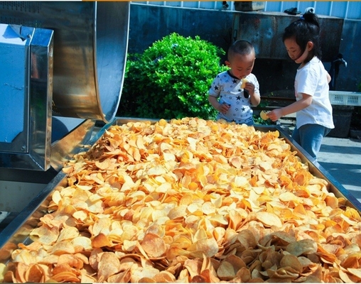 커스터마이징 열처리를 가진 산업용 감자 칩 생산 장비