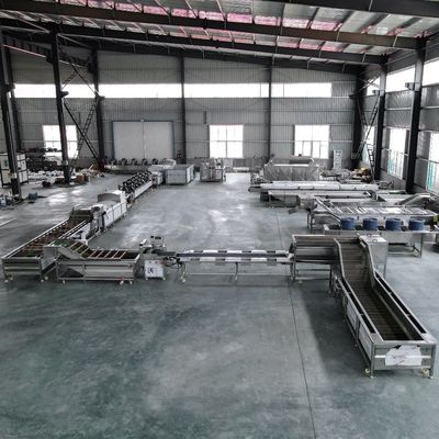 2.2kw-12kw 전력을 가진 전문 채소 청소 및 건조 장비