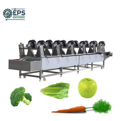 1500kg/H 용량 과일과 채소를 청소하기 위한 과일과 채소를 씻는 시스템