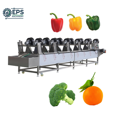 1500kg/h 용량 110V~380V 전압의 과일과 채소 샐러드 세척장비