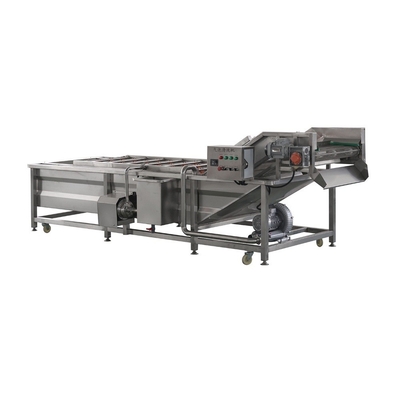 1500kg/h 용량 110V~380V 전압의 과일과 채소 샐러드 세척장비