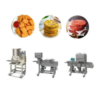 맞춤형 FM100-300 kg / H 자동 햄버거 패티 닭 튀김 멀티 포밍 머신