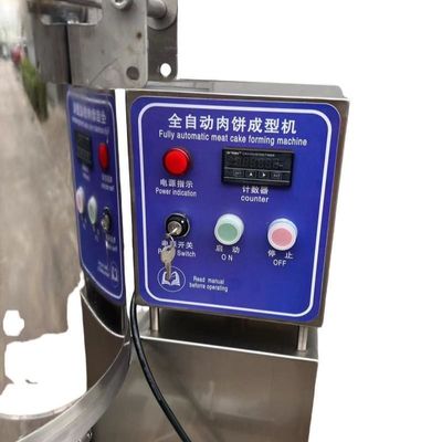 자동 햄버거 포머와 고기 밀러와 함께 높은 용량 닭고기 너거트 기계