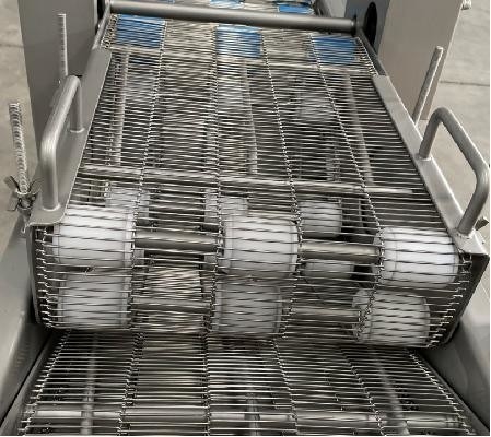 자동 해산물 찌기 기계 500kg / H 열 처리 및 자동 등급