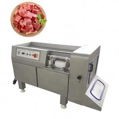 스테인레스 스틸 냉동 돼지고기 큐브 절단 기계 3kW 전력을 가진 슬라이싱 머신