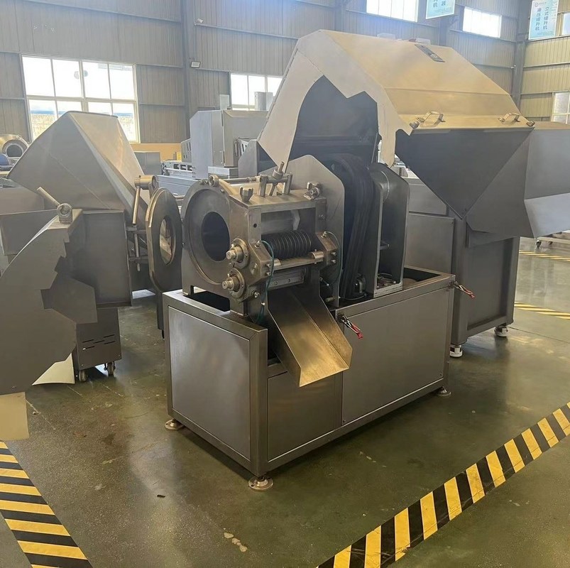 스트립에 잘라 열 가공 냉동 고기 절단기 냉동 식품 및 가공